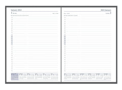 Classic - Manager - Day-To-Page - Diary - 2025 Calendar Year Planner