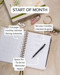 Smart Women Society - B5 Week-to-View - 2026 Calendar Year Diary/Planner - Beige
