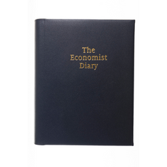 The Economist - 2025 Desk Diary - Week-to-View Planner - Blue