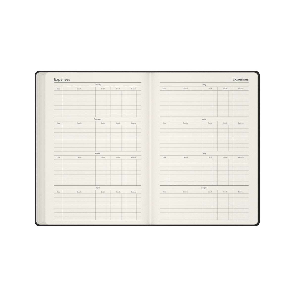 Legacy - 2026 Daily Planner - A5 Day-to-Page Diary with Appointments  (CL51-26)