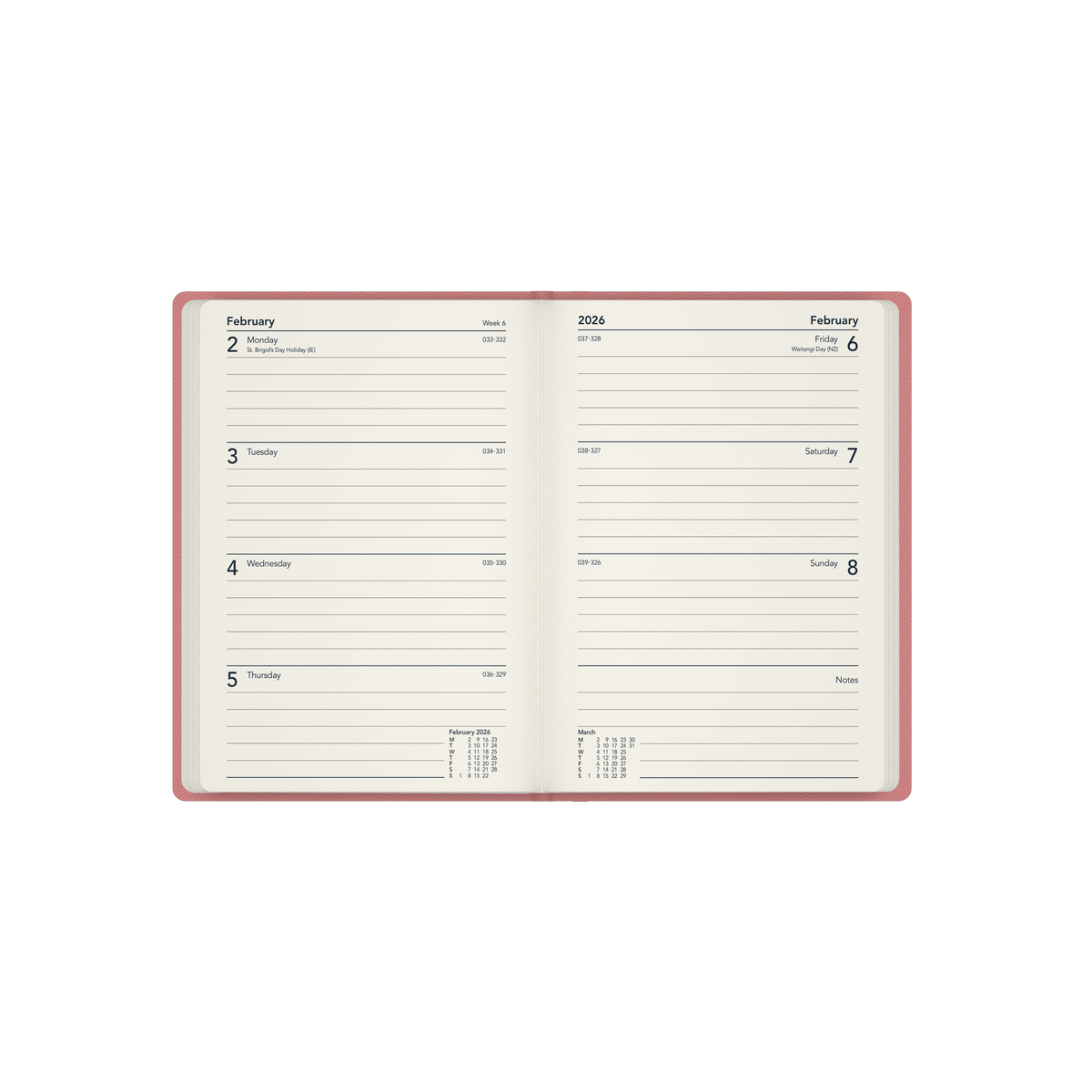 Legacy - A6 Week-to-View Mid/Academic Year Diary Planner 2025-2026