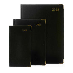 Classic - Compact Day-to-Page Diary with Appointments - 2025 Calendar Year Planner