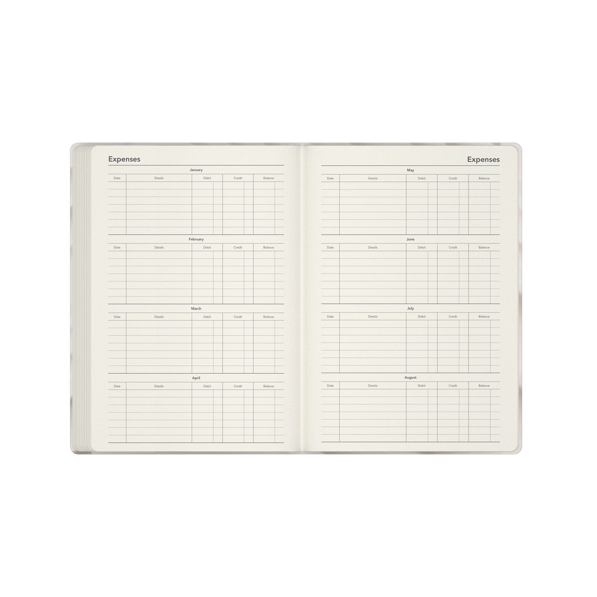 Dimensional Surfaces - A5  Week-To-View - Diary - 2026 Calendar Year Planner