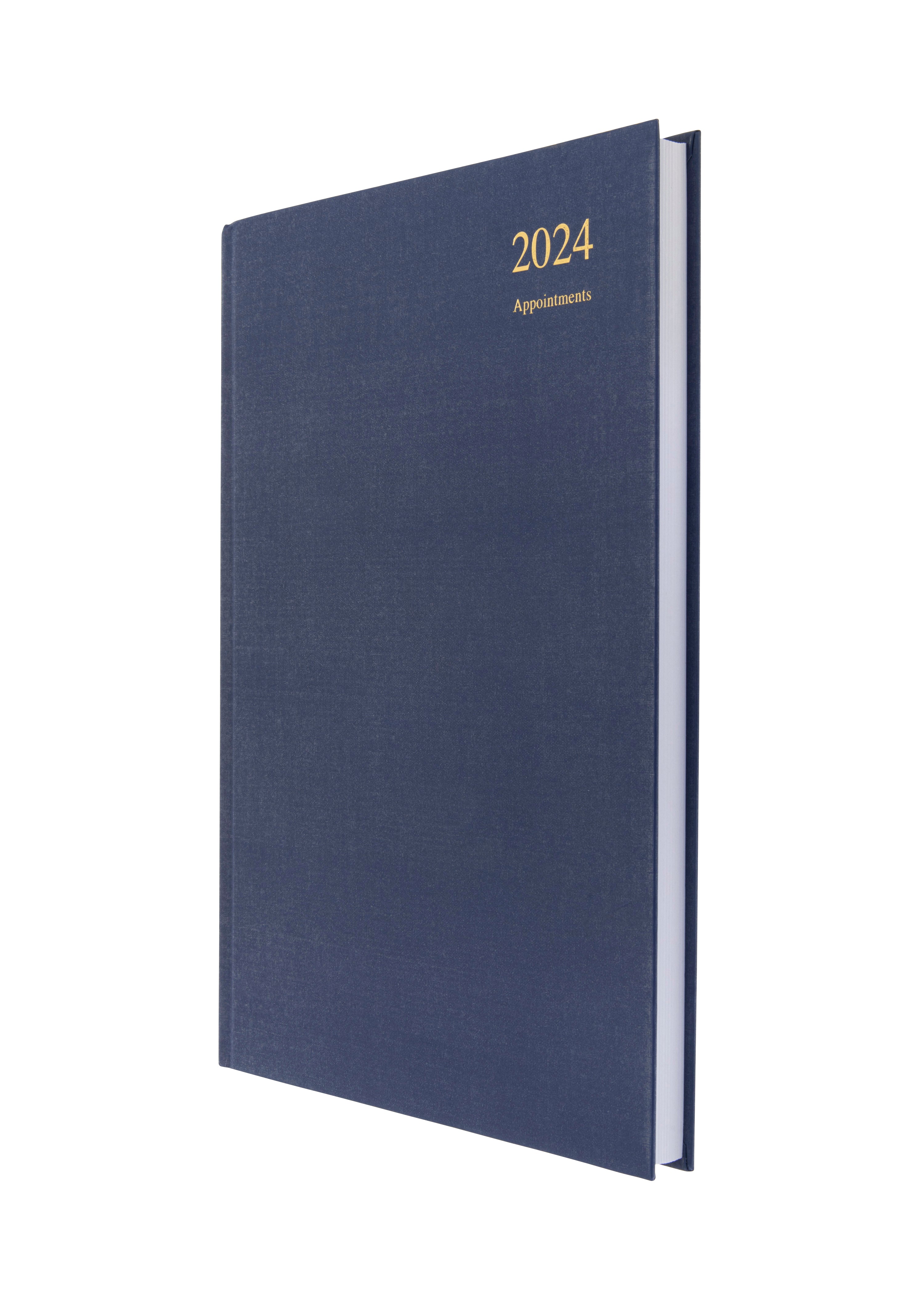 Collins Eco Friendly Essential - 2024 Daily Planner - A4 Day-to-Page Diary / Journal with Recycled Paper and Appointments (E-ESSA41A-24)