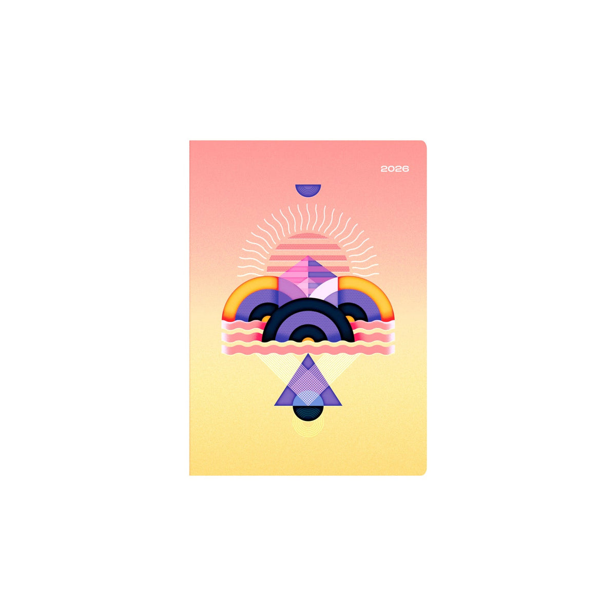 Irregular Geometrics- A5  Week-To-View - Diary - 2026 Calendar Year Planner