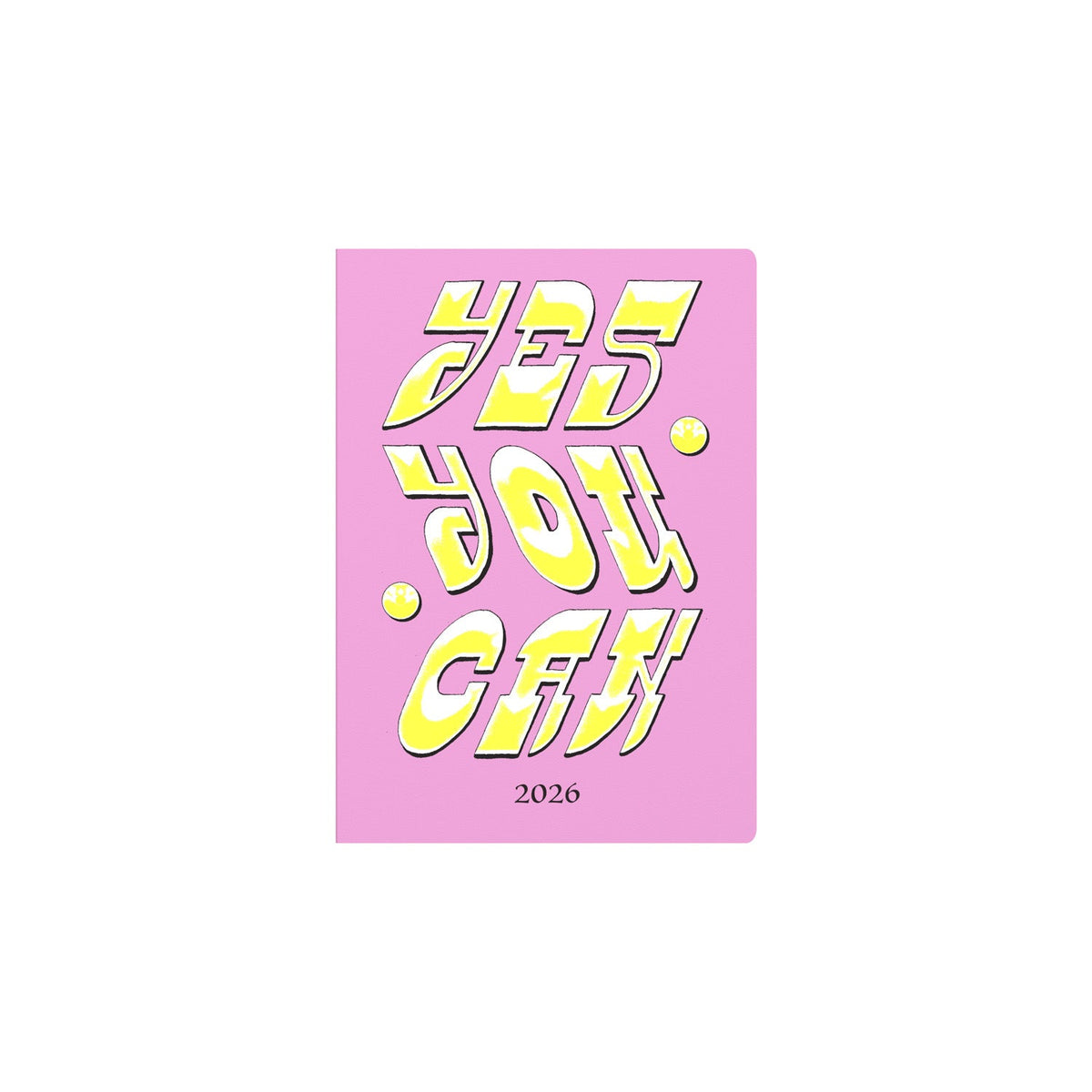 Ben Wookcock Positive - A5  Week-To-View - Diary - 2026 Calendar Year Planner