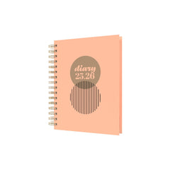 Scandi - A5 Day-to-Page Mid/Academic Year Diary Planner 2025-2026