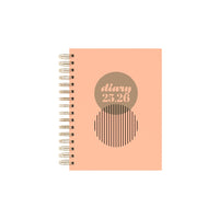 Scandi - A5 Day-to-Page Mid/Academic Year Diary Planner 2025-2026