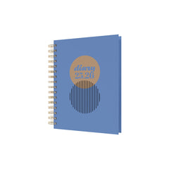 Scandi - A5 Day-to-Page Mid/Academic Year Diary Planner 2025-2026