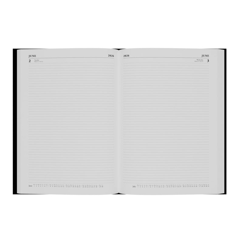 Essential - A4 Day-to-Page Diary - 2026 Calendar Year Planner