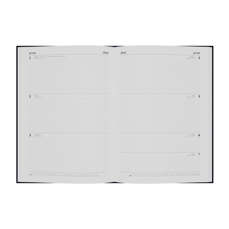 Essential - A4 Week-to-View Diary - 2026 Calendar Year Planner