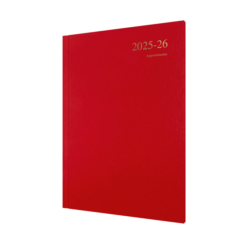 Essentials - A4 Week-to-View with Appointments Mid/Academic Year Diary Planner 2025-2026