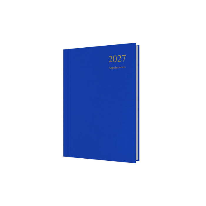 2027 Calendar Year Planner - 12 Month A5 Day-to-Page Diary with Appointments - Hard Cover - Collins Debden Essential Range