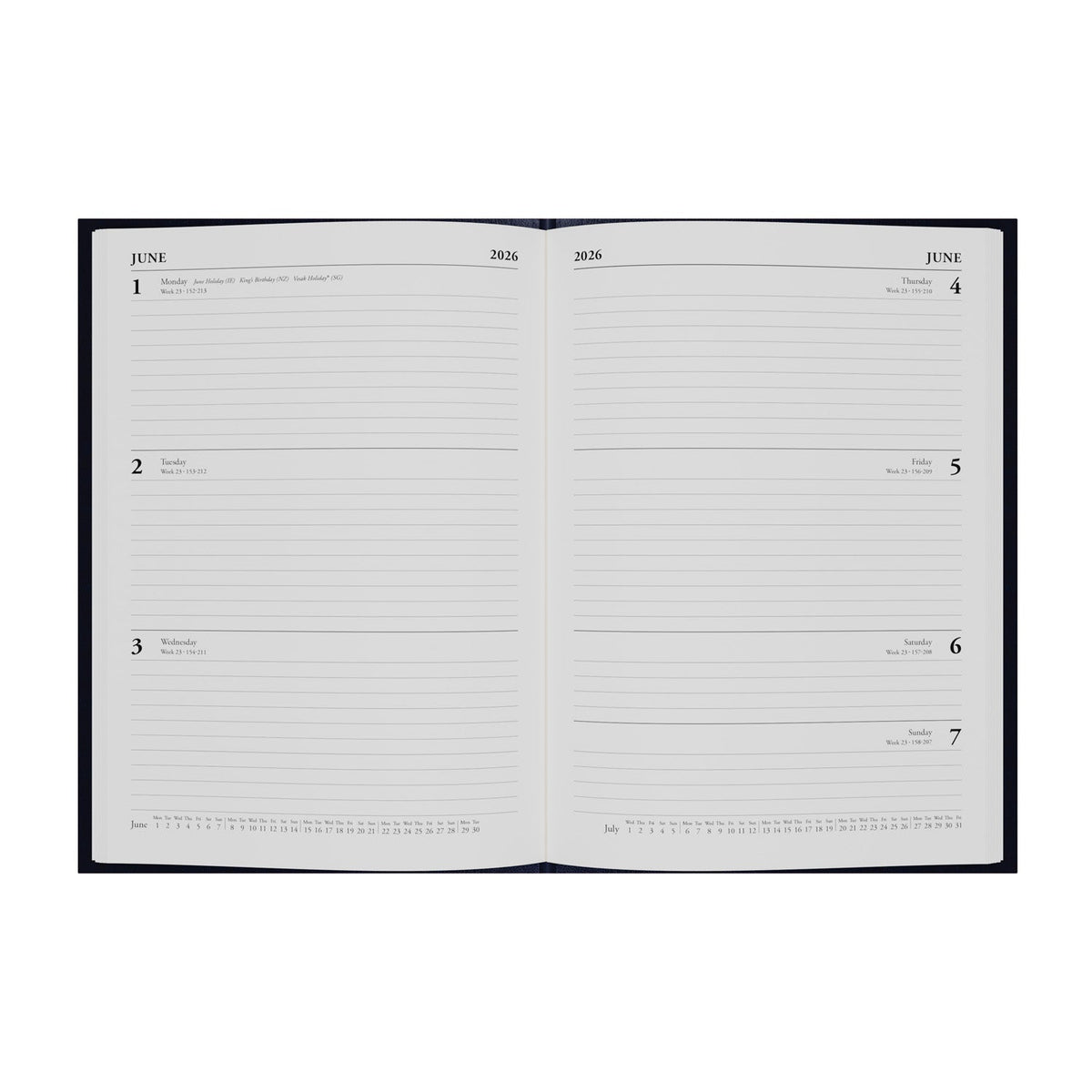 Essential - A5 Week-to-View Diary - 2026 Calendar Year Planner