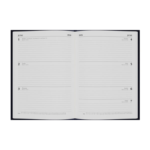 Essential - A5 Week-to-View Diary - 2026 Calendar Year Planner