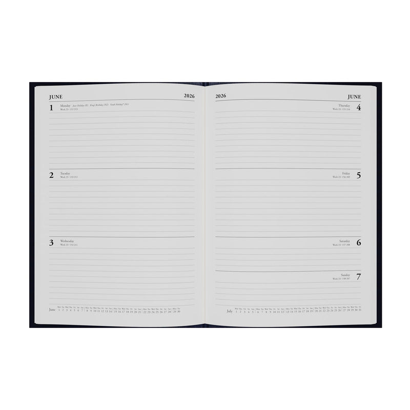 Essential - A5 Week-to-View Diary - 2026 Calendar Year Planner