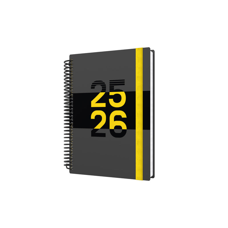 Delta - A5 Day-To-Page with Appointments Mid/Academic Year Planner 2025-2026