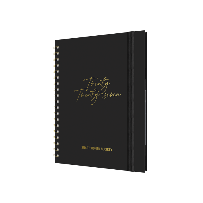 Smart Women Society - B5 Week-to-View - 2027 Calendar Year Diary/Planner - Black